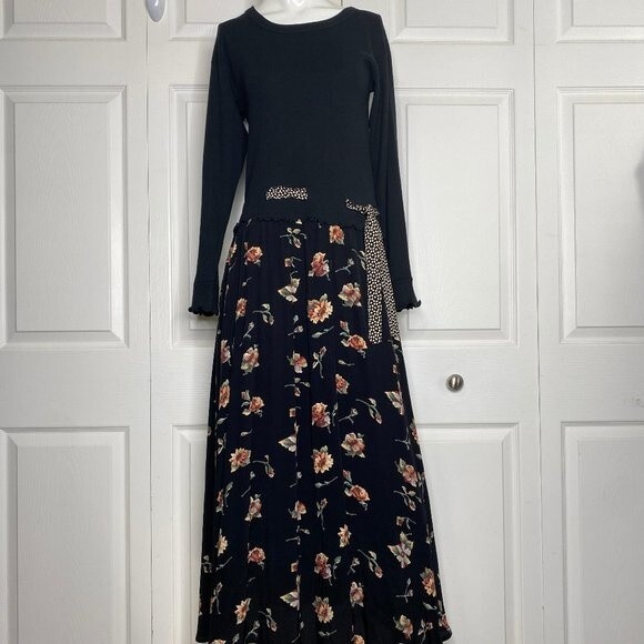 Vintage ROMEO ROMEO Maxi Dress Sz S EUC! - Picture 1 of 12